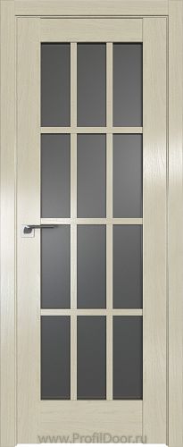 Дверь Profil Doors 102X цвет Эш Вайт стекло Графит