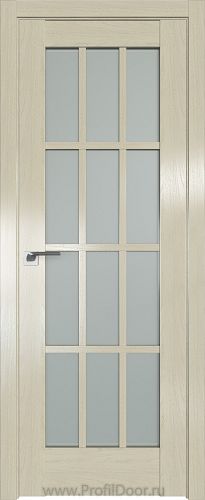 Дверь Profil Doors 102X цвет Эш Вайт стекло Матовое