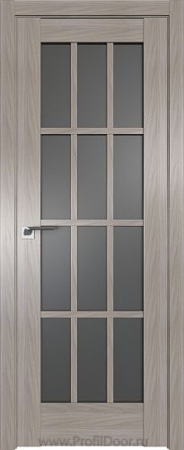 Дверь Profil Doors 102X цвет Орех Пекан стекло Графит