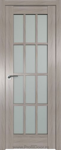 Дверь Profil Doors 102X цвет Орех Пекан стекло Матовое