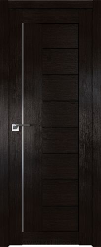 Дверь Profil Doors 17X цвет Венге Мелинга стекло Черный Триплекс