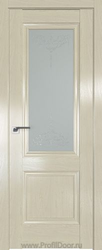 Дверь Profil Doors 2.37X цвет Эш Вайт стекло Франческа кристалл