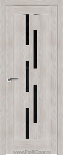 Дверь Profil Doors 30X цвет Эш Вайт Мелинга стекло Черный Триплекс
