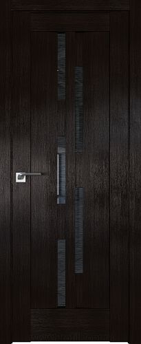 Дверь Profil Doors 30X цвет Венге Мелинга стекло Дождь Черный