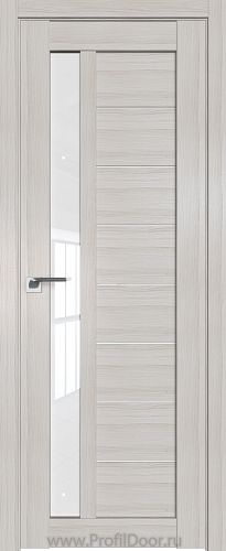 Дверь Profil Doors 37X цвет Эш Вайт Мелинга стекло Белый Триплекс