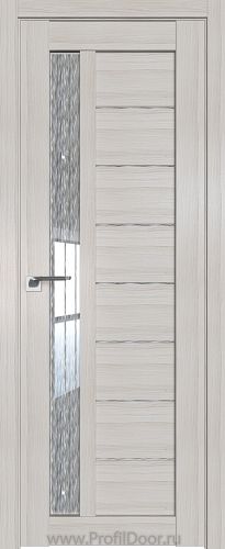 Дверь Profil Doors 37X цвет Эш Вайт Мелинга стекло Дождь Белый