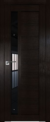 Дверь Profil Doors 37X цвет Венге Мелинга стекло Черный Триплекс
