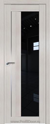 Дверь Profil Doors 47X цвет Эш Вайт Мелинга стекло Черный Триплекс