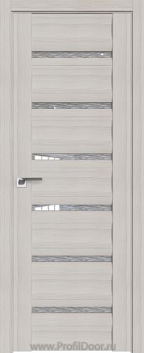 Дверь Profil Doors 57X цвет Эш Вайт Мелинга стекло Дождь Белый