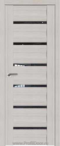 Дверь Profil Doors 57X цвет Эш Вайт Мелинга стекло Дождь Черный