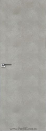 Дверь Profil Doors 0Z цвет Бетон Платина кромка Матовый Алюминий с 4-х сторон