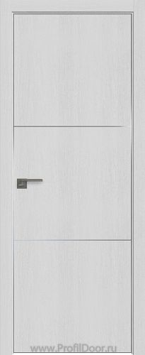 Дверь Profil Doors 102ZN цвет Монблан кромка Матовый Алюминий с 4-х сторон