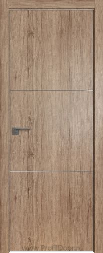 Дверь Profil Doors 102ZN цвет Салинас Светлый кромка Матовый Алюминий с 4-х сторон