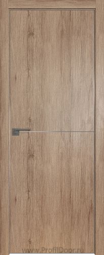 Дверь Profil Doors 112ZN цвет Салинас Светлый кромка Матовый Алюминий с 4-х сторон