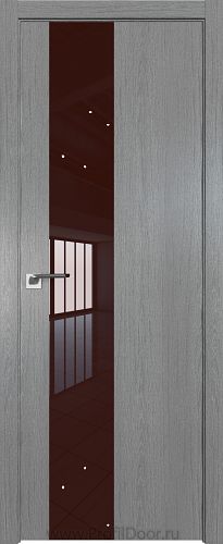 Дверь Profil Doors 5ZN Грувд Серый стекло Lacobel Коричневый Лак ABS