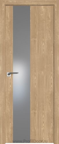 Дверь Profil Doors 5ZN Каштан Натуральный стекло Lacobel Серебро Матлак кромка ABS