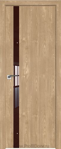 Дверь Profil Doors 6ZN Каштан Натуральный стекло Lacobel Коричневый Лак кромка ABS