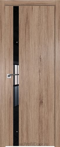 Дверь Profil Doors 6ZN Салинас Светлый стекло Lacobel Черный Лак ABS