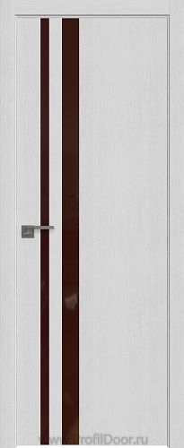Дверь Profil Doors 16ZN цвет Монблан кромка ABS в цвет с 4-х сторон стекло Lacobel Коричневый лак
