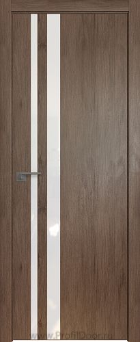 Дверь Profil Doors 16ZN цвет Салинас Темный кромка ABS в цвет с 4-х сторон стекло Lacobel Белый лак