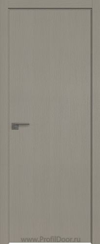 Дверь Profil Doors 1ZN цвет Стоун кромка ABS Черная матовая с 4-х сторон