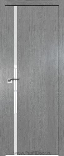 Дверь Profil Doors 22ZN цвет Грувд Серый кромка ABS в цвет с 4-х сторон стекло Lacobel лак Классик