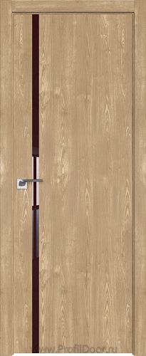 Дверь Profil Doors 22ZN цвет Каштан Натуральный кромка ABS в цвет с 4-х сторон стекло Lacobel Коричневый лак