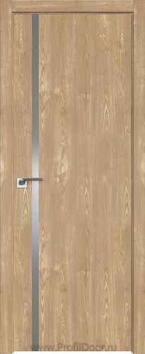 Дверь Profil Doors 22ZN цвет Каштан Натуральный кромка ABS в цвет с 4-х сторон стекло Lacobel Серебро Матлак