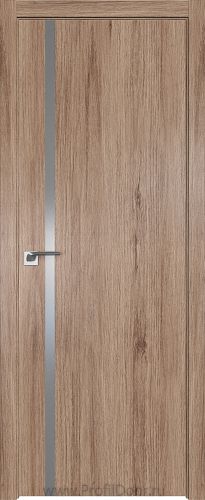 Дверь Profil Doors 22ZN цвет Салинас Светлый кромка ABS в цвет с 4-х сторон стекло Lacobel Серебро Матлак