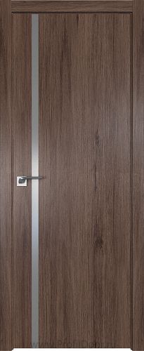 Дверь Profil Doors 22ZN цвет Салинас Темный кромка ABS в цвет с 4-х сторон стекло Lacobel Серебро Матлак