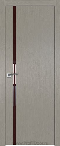 Дверь Profil Doors 22ZN цвет Стоун кромка ABS в цвет с 4-х сторон стекло Lacobel Коричневый лак