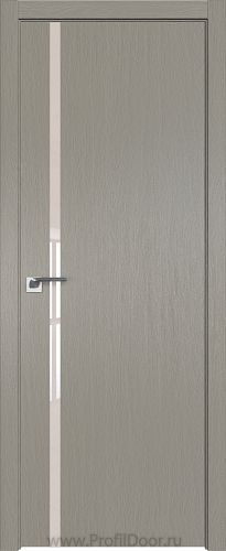 Дверь Profil Doors 22ZN цвет Стоун кромка ABS в цвет с 4-х сторон стекло Lacobel Перламутровый лак