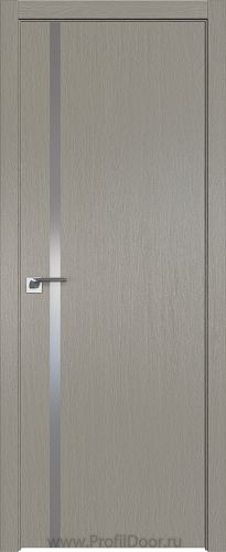 Дверь Profil Doors 22ZN цвет Стоун кромка ABS в цвет с 4-х сторон стекло Lacobel Серебро Матлак