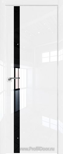 Дверь Profil Doors 6LK Белый люкс стекло Lacobel Черный Лак кромка ABS
